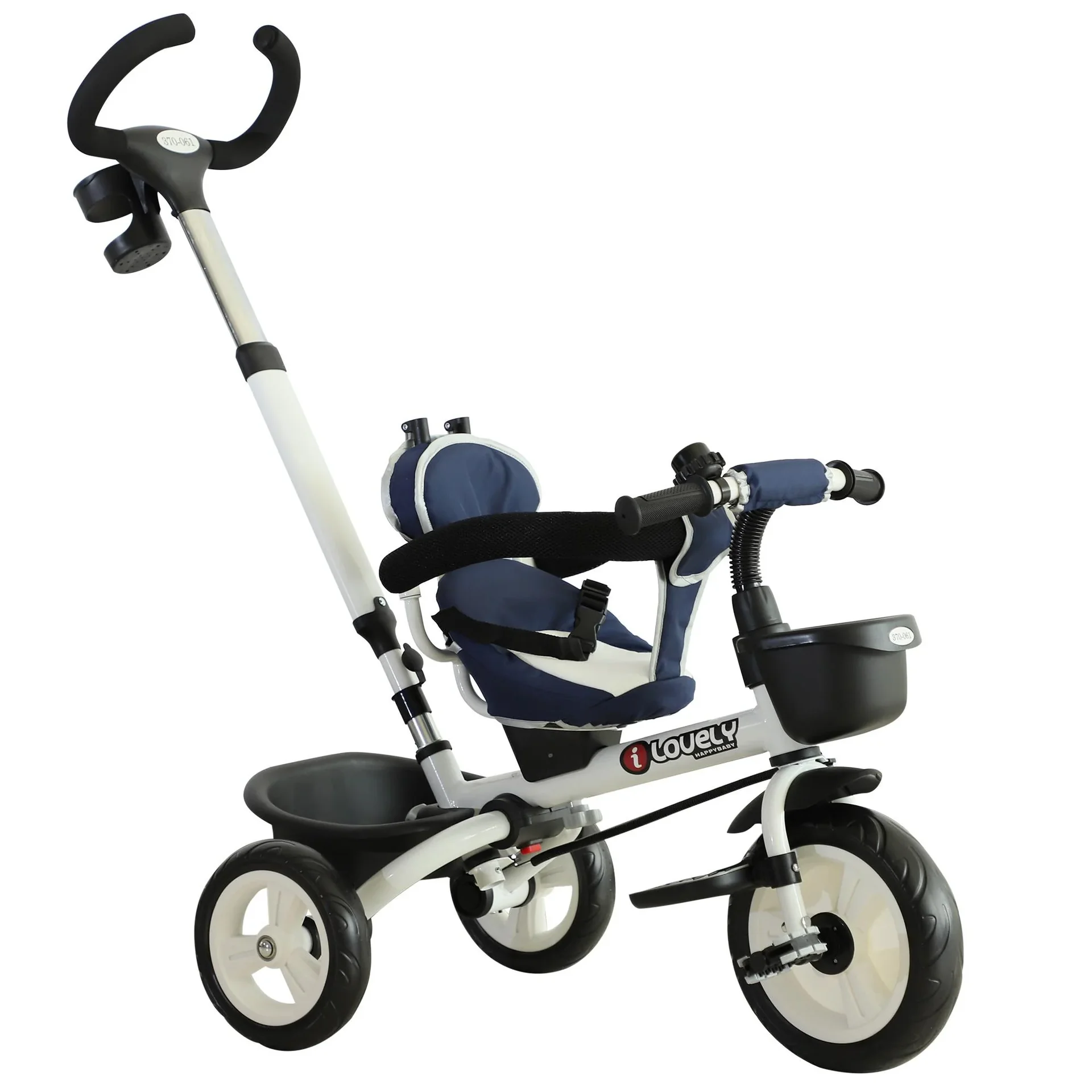 4-in-1 Kinderdreirad mit Sonnendach - 3