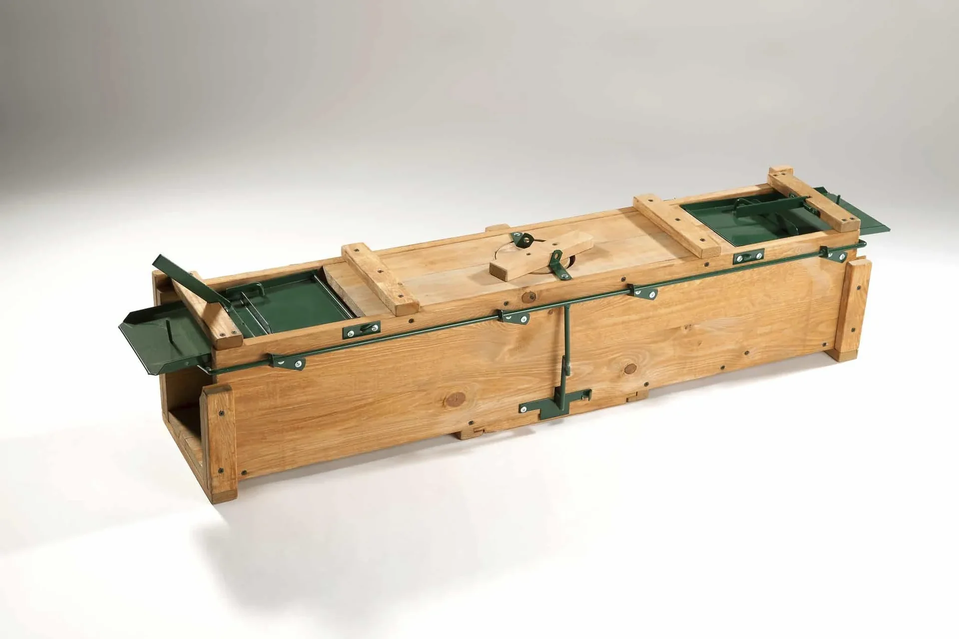 Lebendfalle aus Holz mit 2 Eingängen, für Marder, Katzen etc. ca. 120 x 27 x 27 cm - 2
