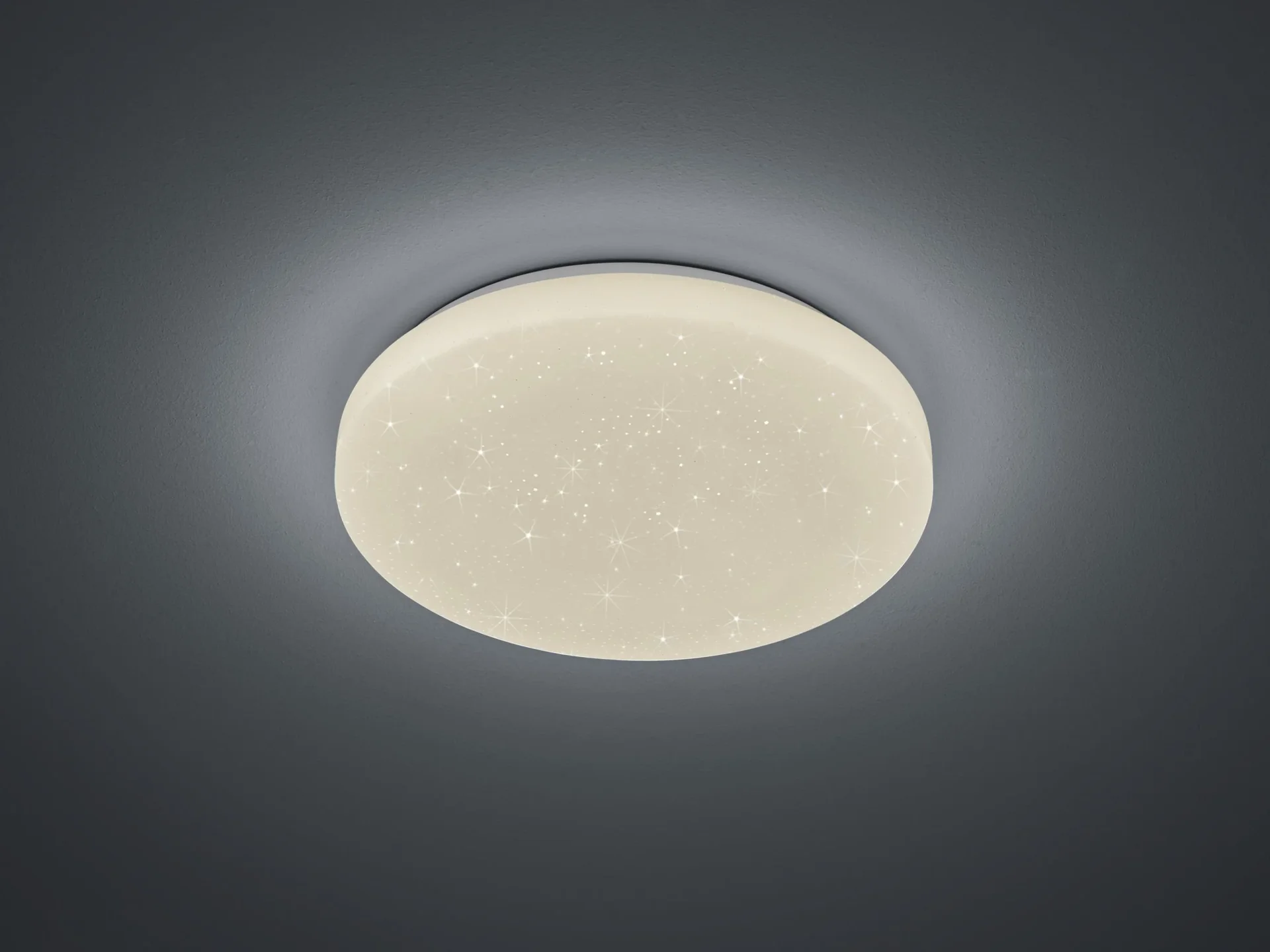 LED-Deckenleuchte CHARA, 12 W RGB-LED, 3000K, 950 lm, weiß, Fernbedienung, dimmbar, Starlight Cover - 3