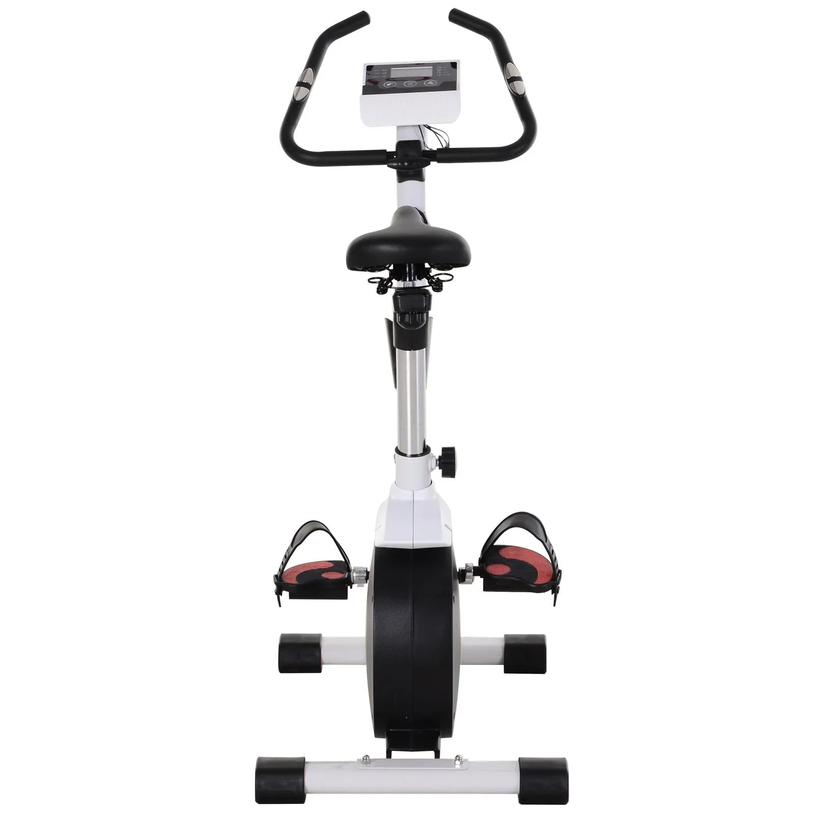 Hometrainer für den Heimgebrauch Stahl weiß - 5
