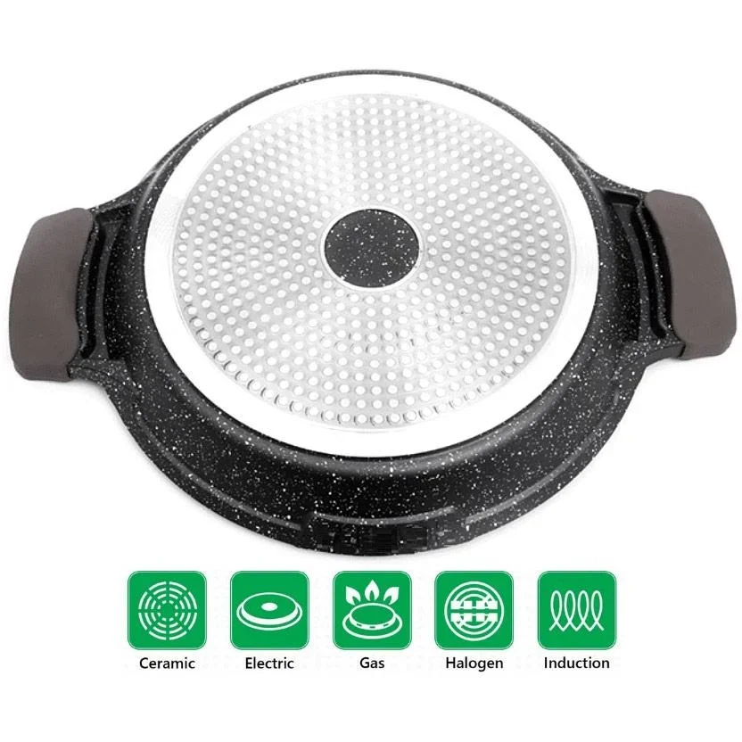 Cheffinger Paella-Topf - Antihaftbeschichtung - 36 cm - 6