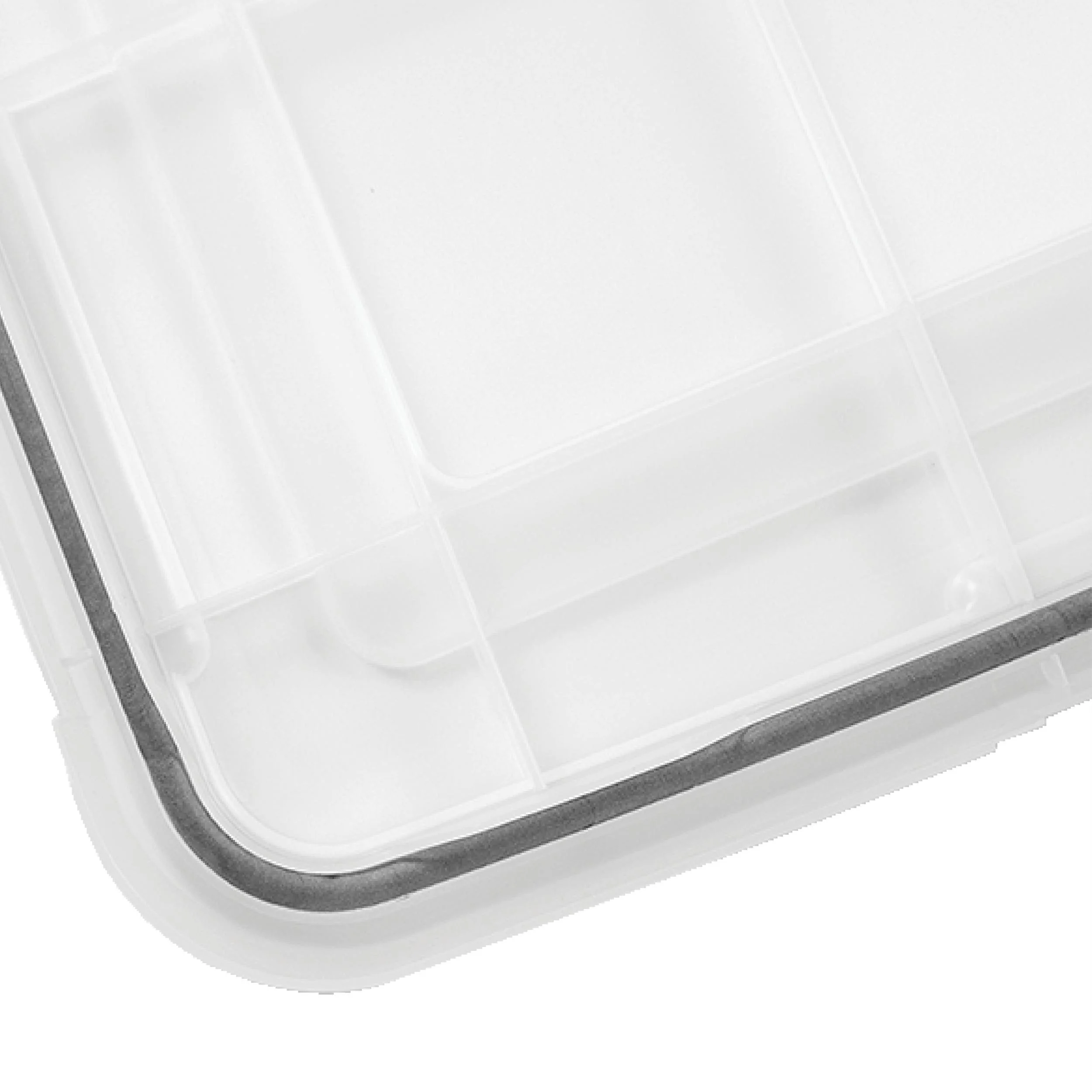 Wasserdichte Aufbewahrungsbox, transparent, 70 Liter - 4