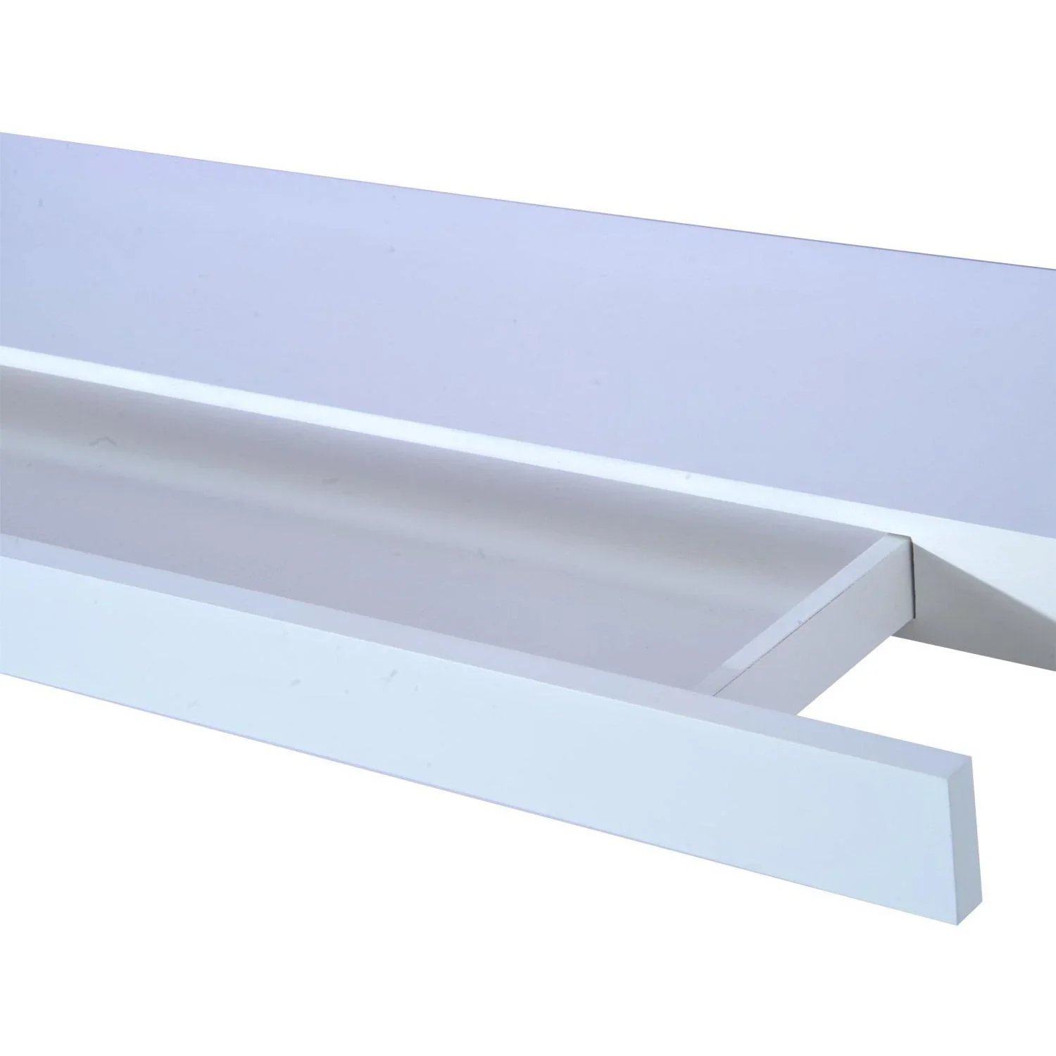 Wandregal 80x25x5cm mit Schublade Hängeregal Regal - 1