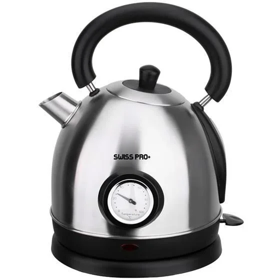 Retro-Wasserkocher - 2200W - 1,8L - Silber - 7