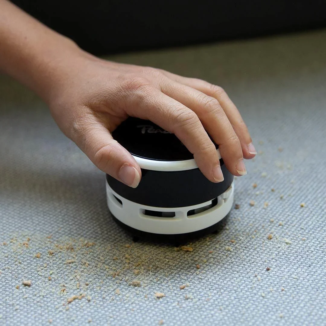 Mini-Tischsauger, kabellos, batteriebetrieben - 0