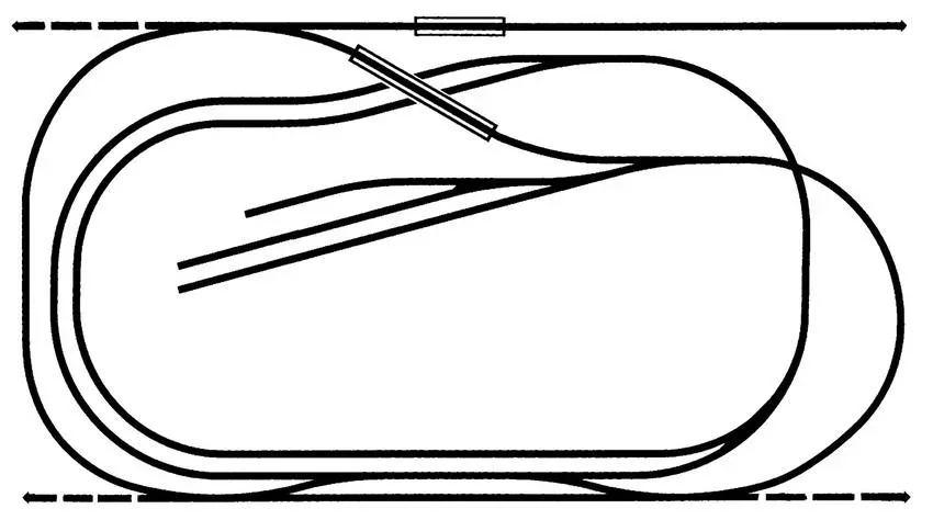 Fertiggelände Traunstein - 125 x 69 cm, ca. 18 cm hoch, Spur N,Z, koloriert und begrast, auf Holzrahmen - 2