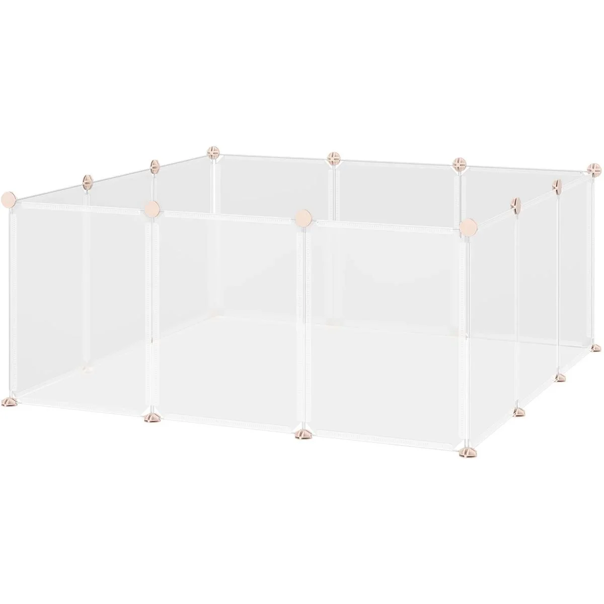 Laufgehege für kleine Haustiere weiß - 1