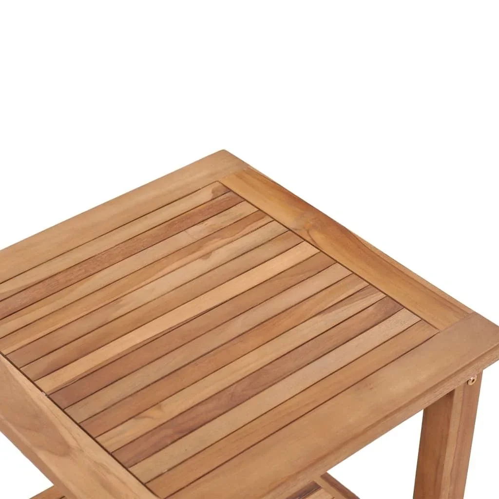 Couchtisch 45x45x45 cm massiv Teak - 1
