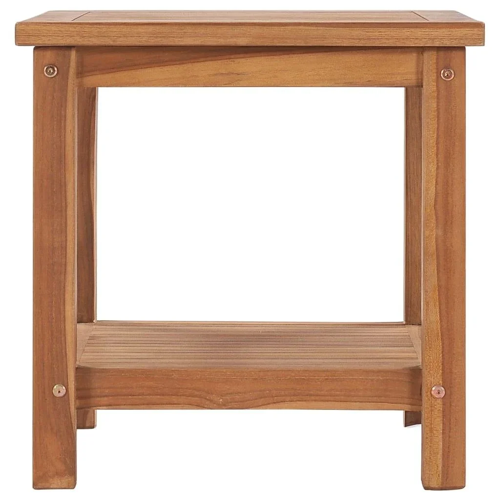 Couchtisch 45x45x45 cm massiv Teak - 3