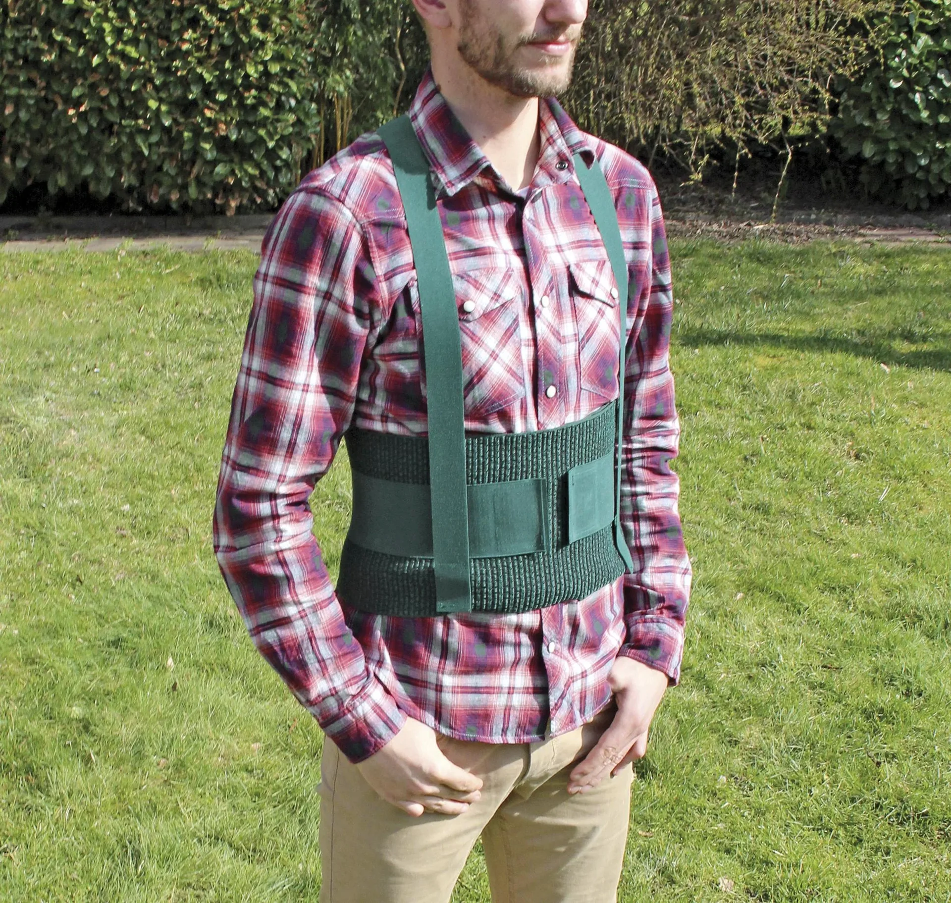 Grüner Rückenstütz-Gürtel - 4