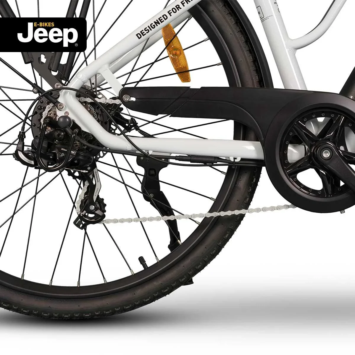 Unisex Trekking E-Bike, 28 Zoll, Rahmengröße 46 cm, 7-Gang Kettenschaltung, white TLR 7011 - 5