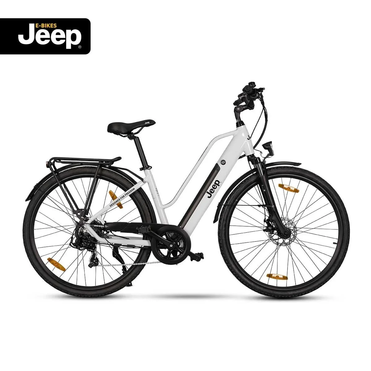 Unisex Trekking E-Bike, 28 Zoll, Rahmengröße 46 cm, 7-Gang Kettenschaltung, white TLR 7011 - 7