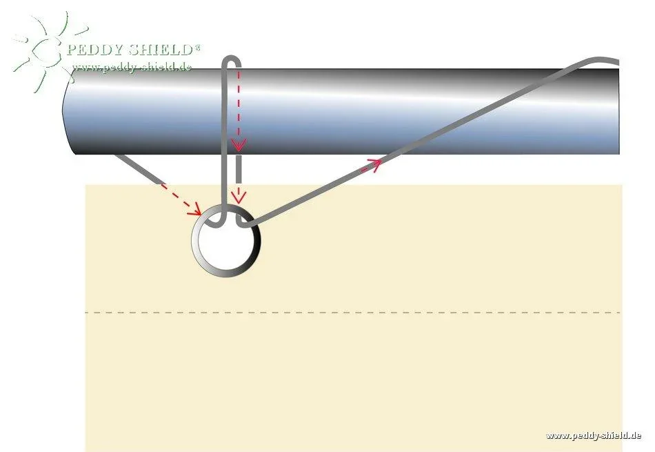 Balkonverkleidung sisal 65 x 300cm - 6