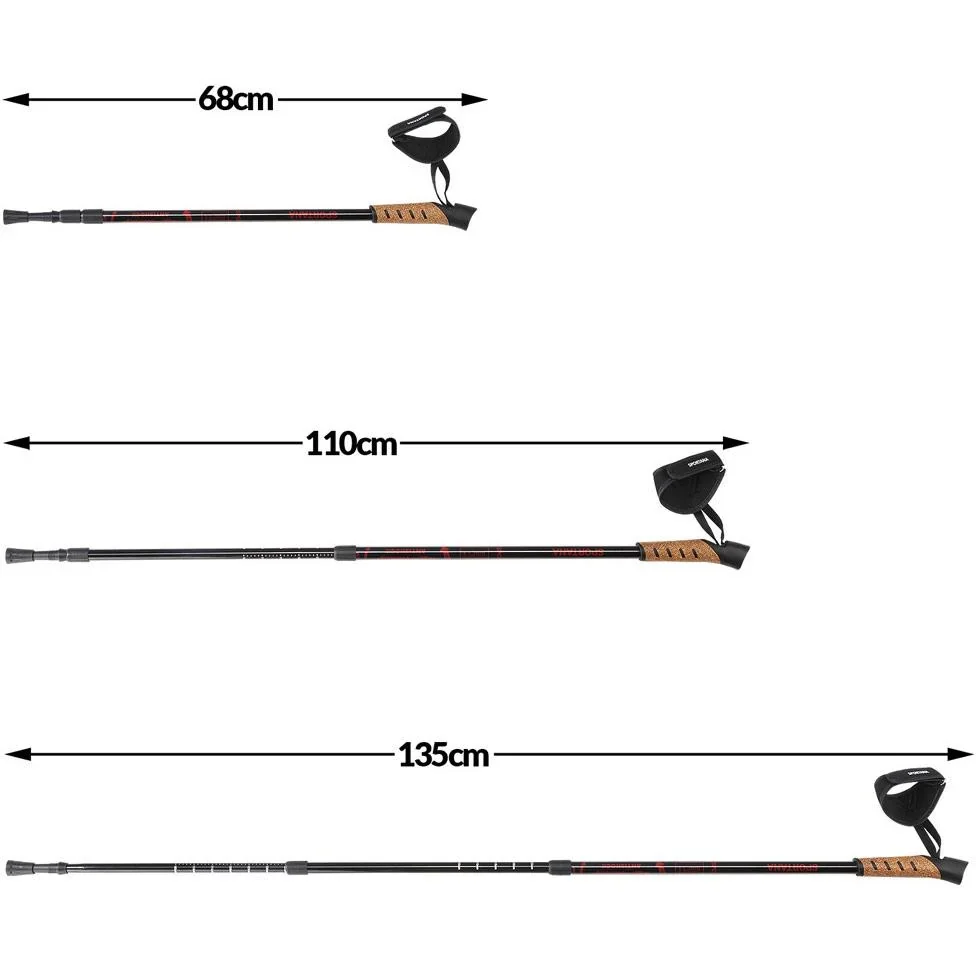 Sportana Nordic Walking Stöcke - rot - 3