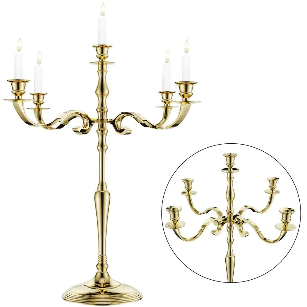 Kerzenleuchter 80cm gold - 1