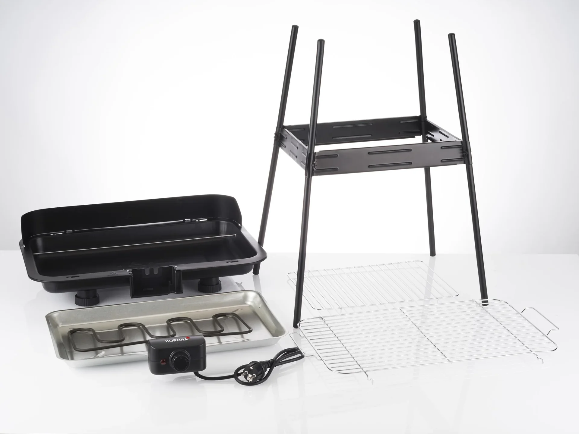 BBQ Stand- und Tischgrill XXL, 2200 Watt - 3