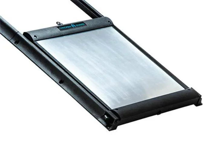 Alu-Falltür 30 x 25 cm, selbstverriegelnd - 0