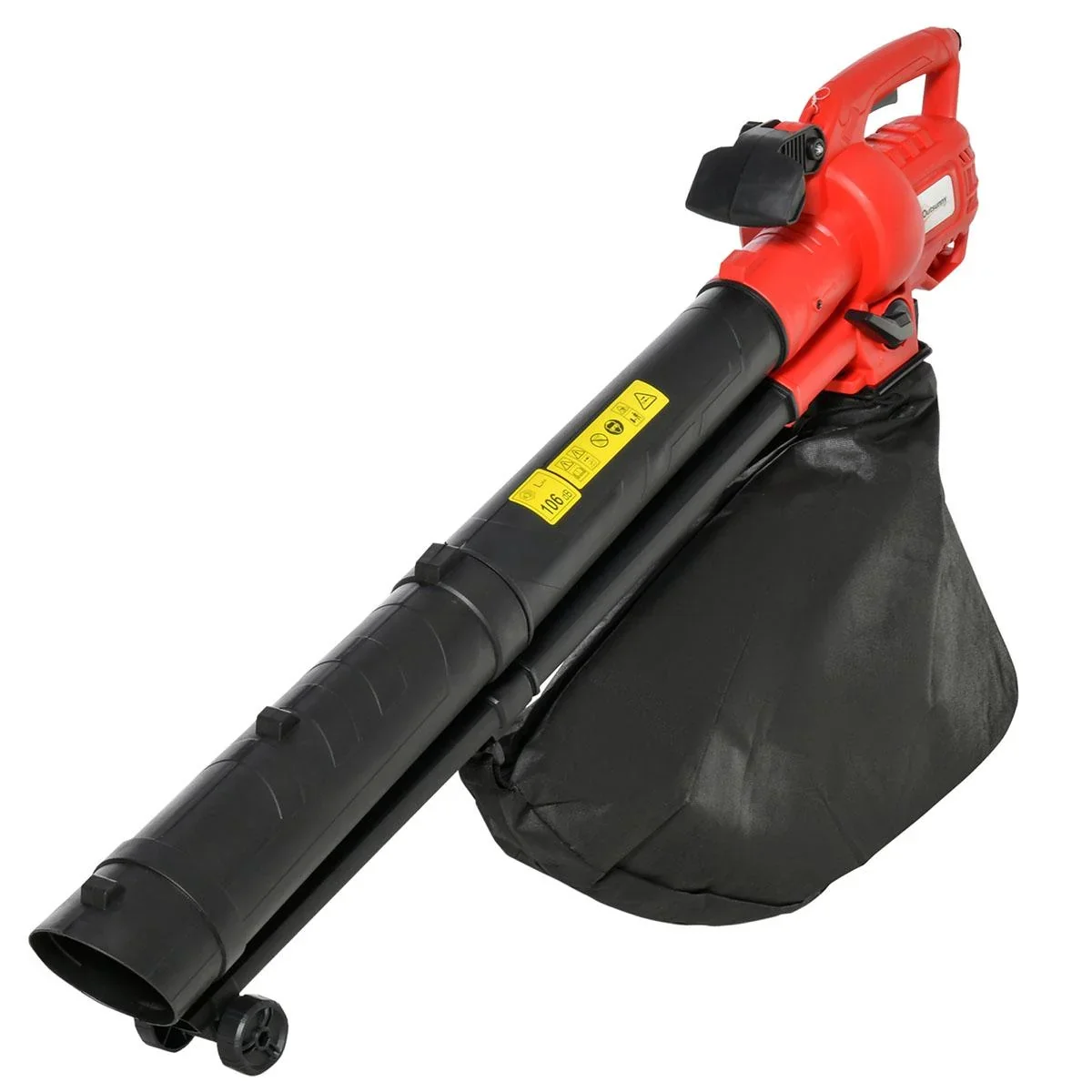 3-In-1 Elektro Laubsauger Laubbläser 3000 W Elektro-Vakuumgebläse Elektro-Laubbläser Gartenblattgebläse mit 45-Liter Fan - 2