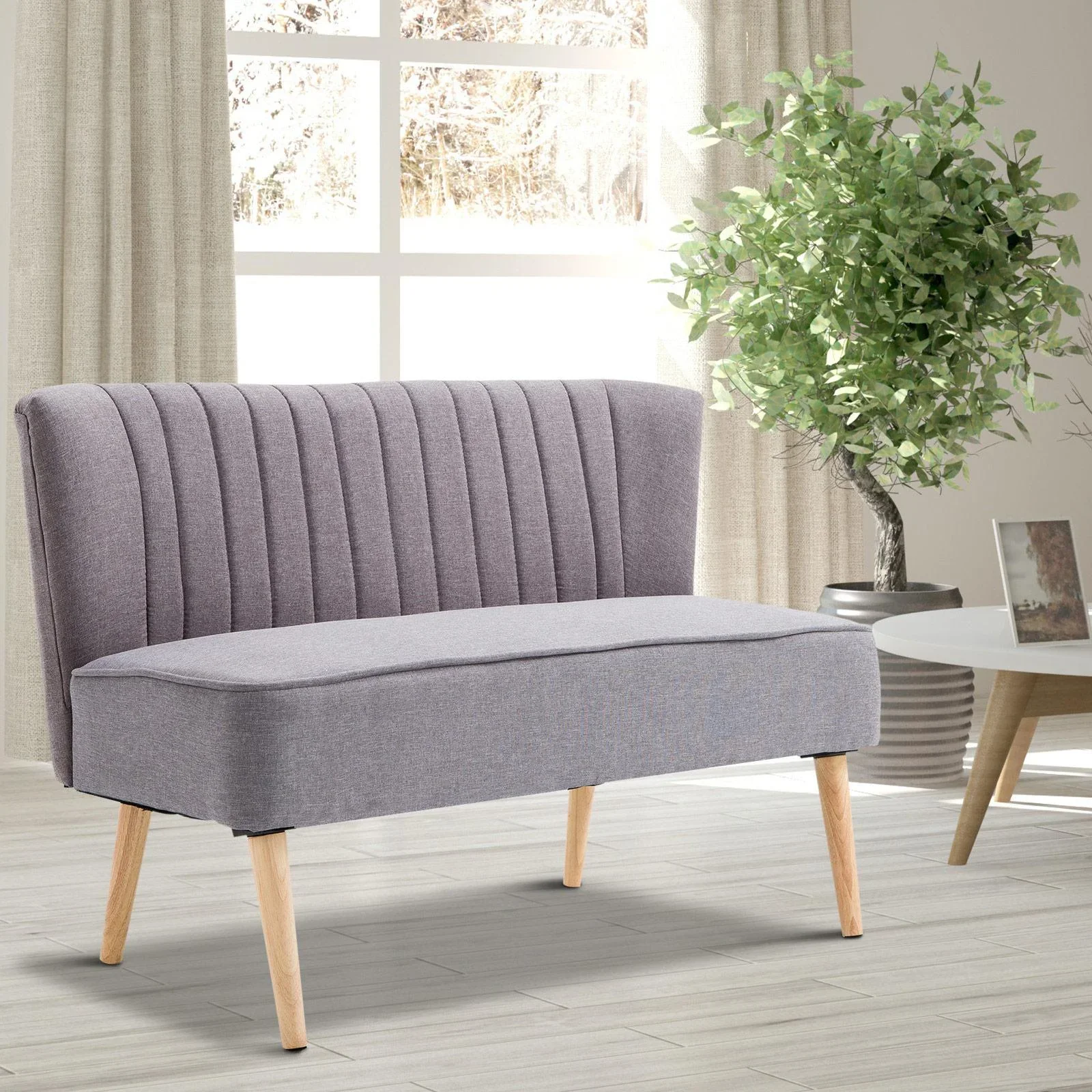Stoffsofa als 2-Sitzer - 4