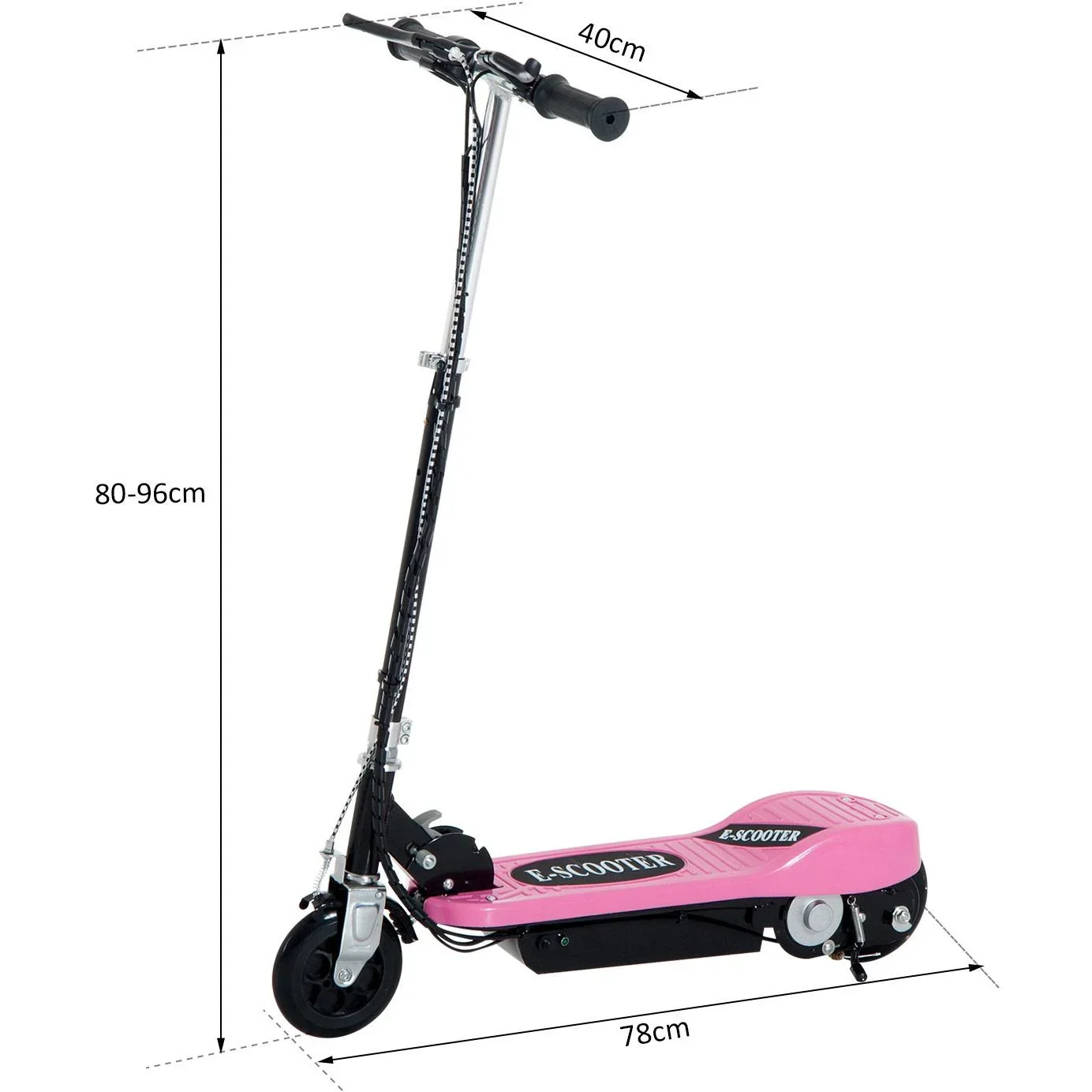 E-Scooter Kinderroller Cityroller 120W klappbar Rosa - 2