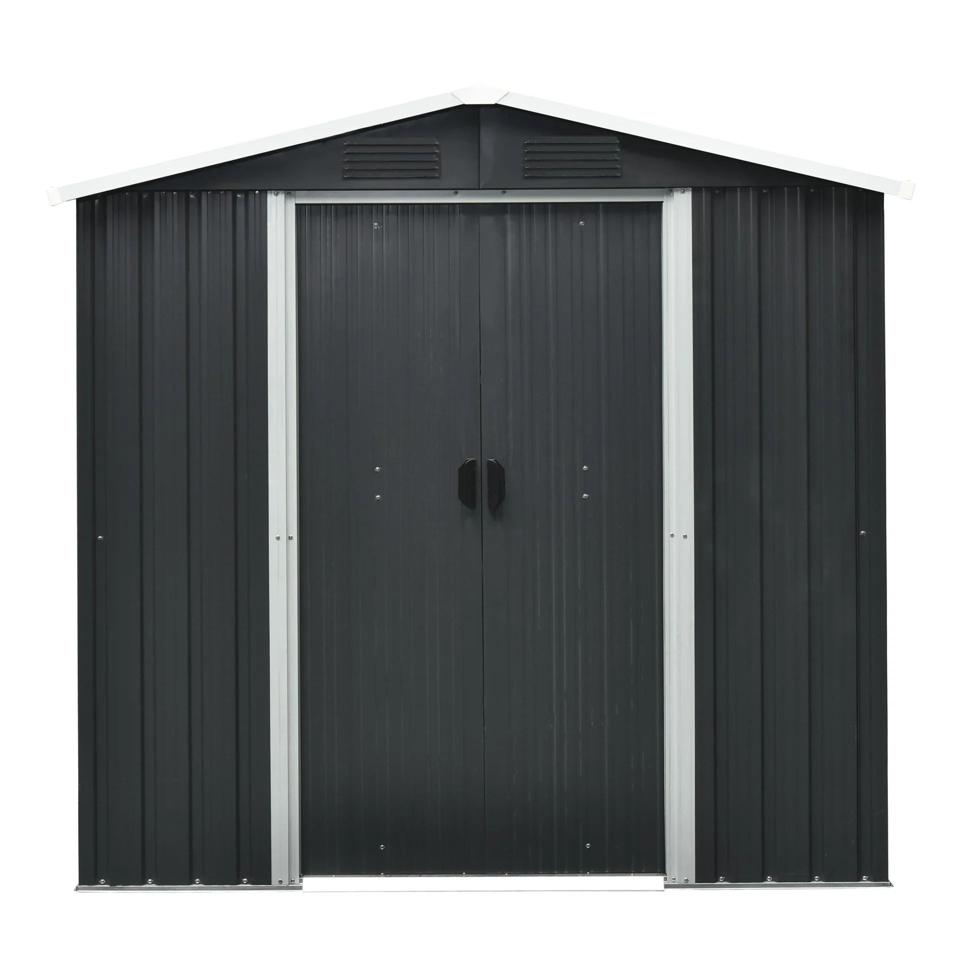 Gerätehaus Düsseldorf II 64, Schiefer/Creme - 0