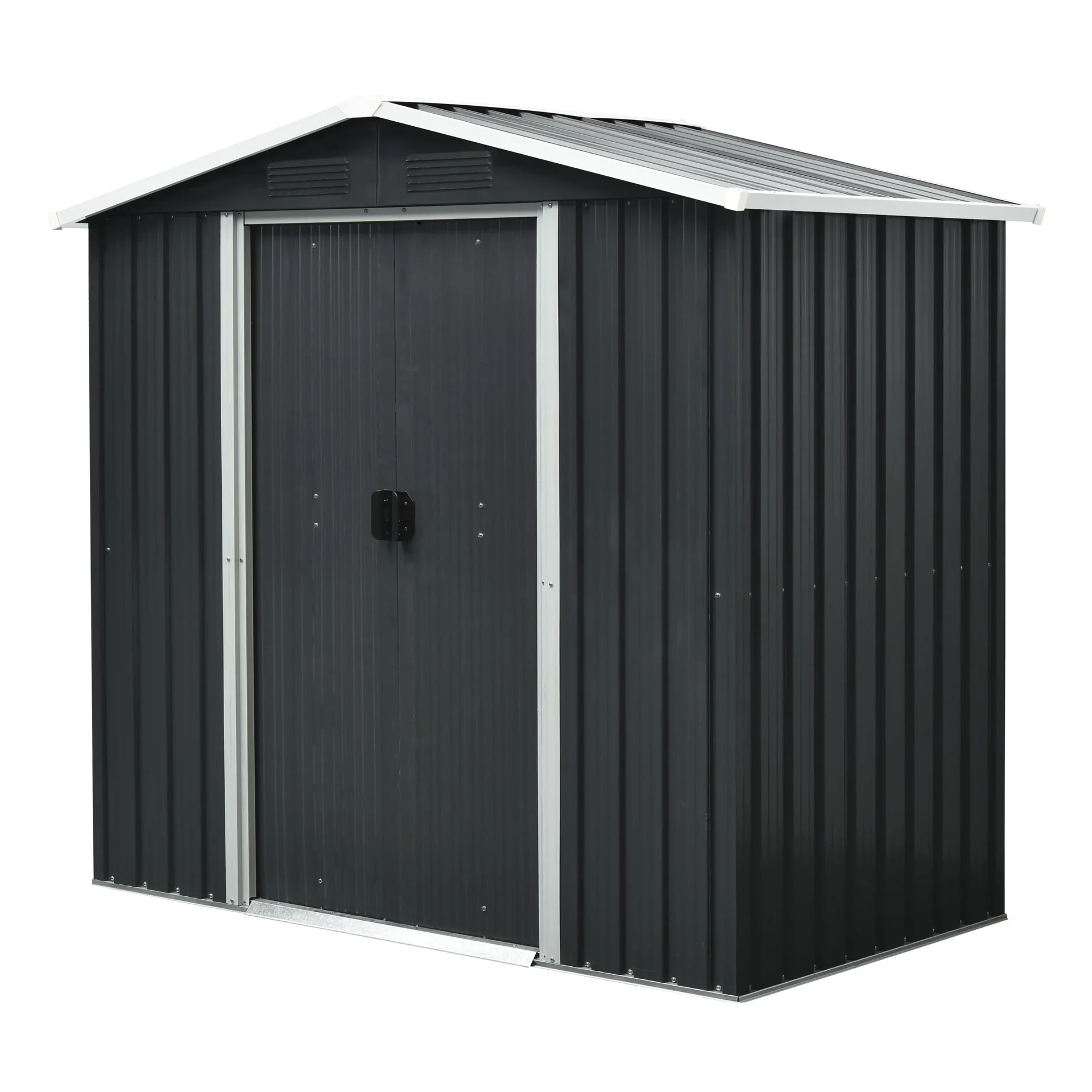 Gerätehaus Düsseldorf II 64, Schiefer/Creme - 5