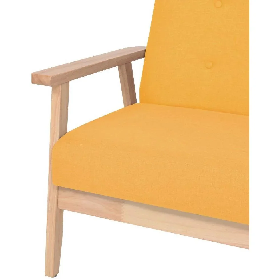 Sessel Stoff gelb - 3