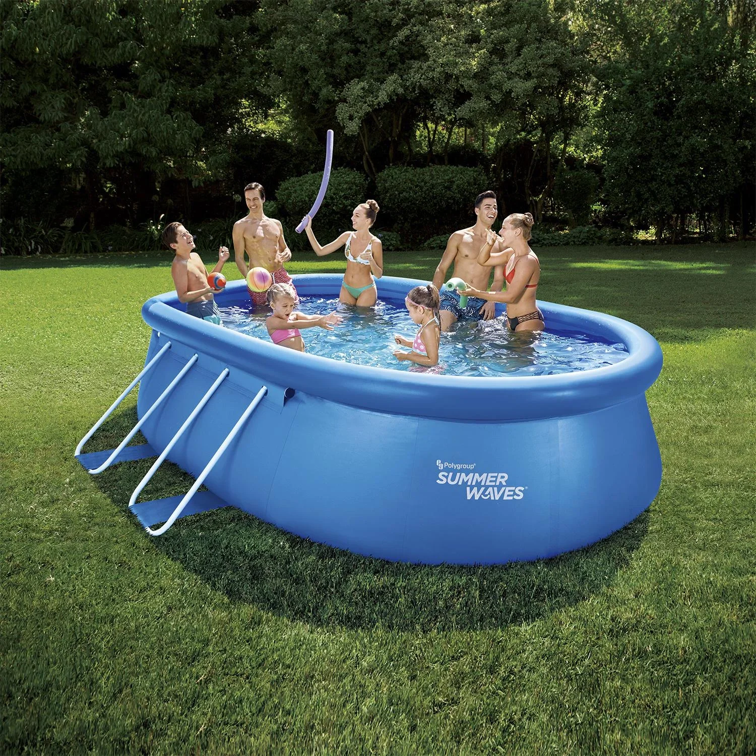 Quick Set Pool 457 x 305 x 107 cm blau - 3