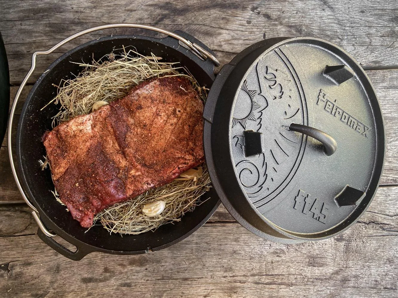 Feuertopf 4.5 planer Boden (ohne Füße) - 0