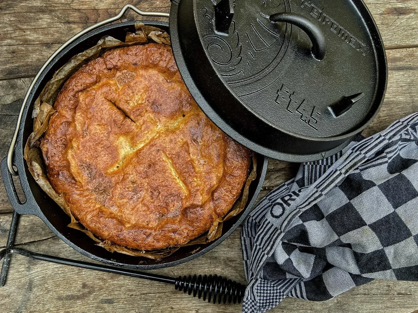 Feuertopf 4.5 planer Boden (ohne Füße) - 1