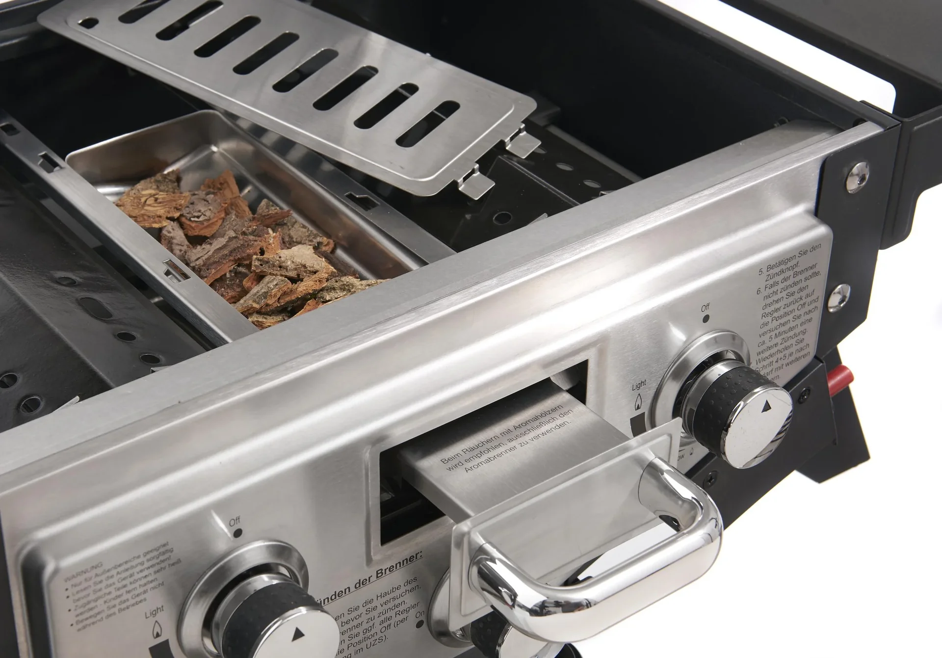 Tischgasgrill-Smoker "DALLAS" schwarz - 4