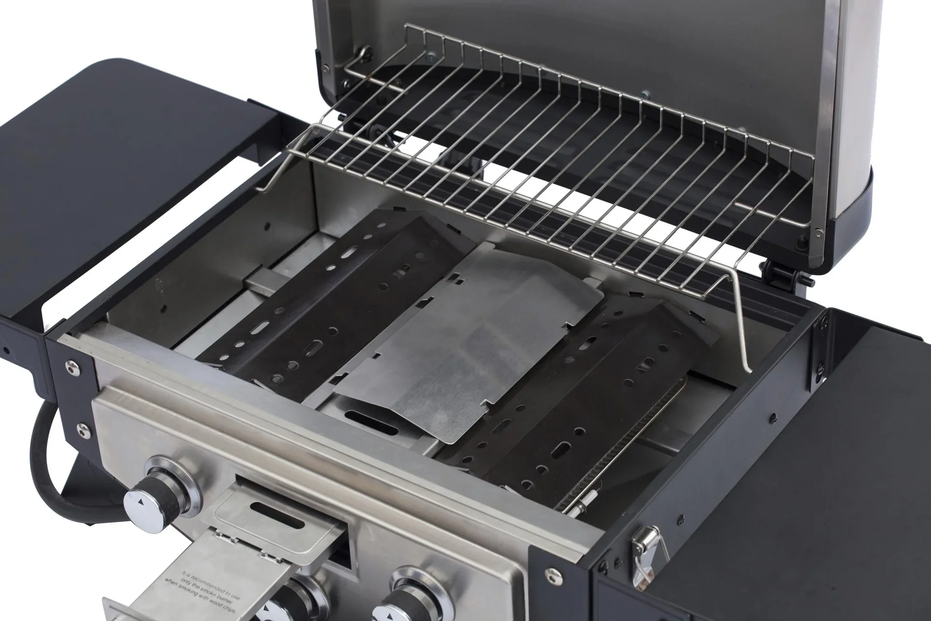 Tischgasgrill-Smoker "DALLAS" schwarz - 5