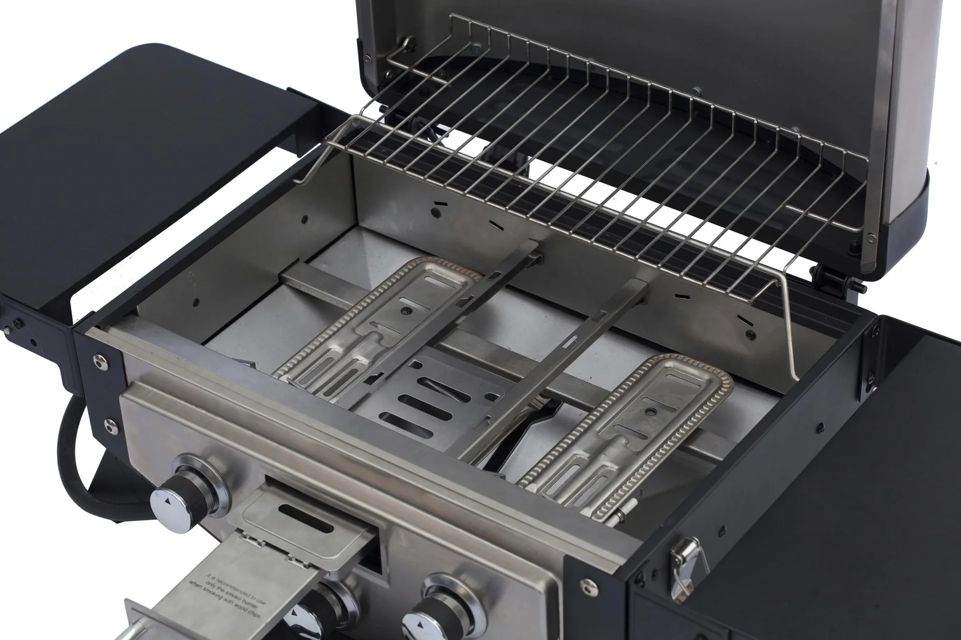 Tischgasgrill-Smoker "DALLAS" schwarz - 6