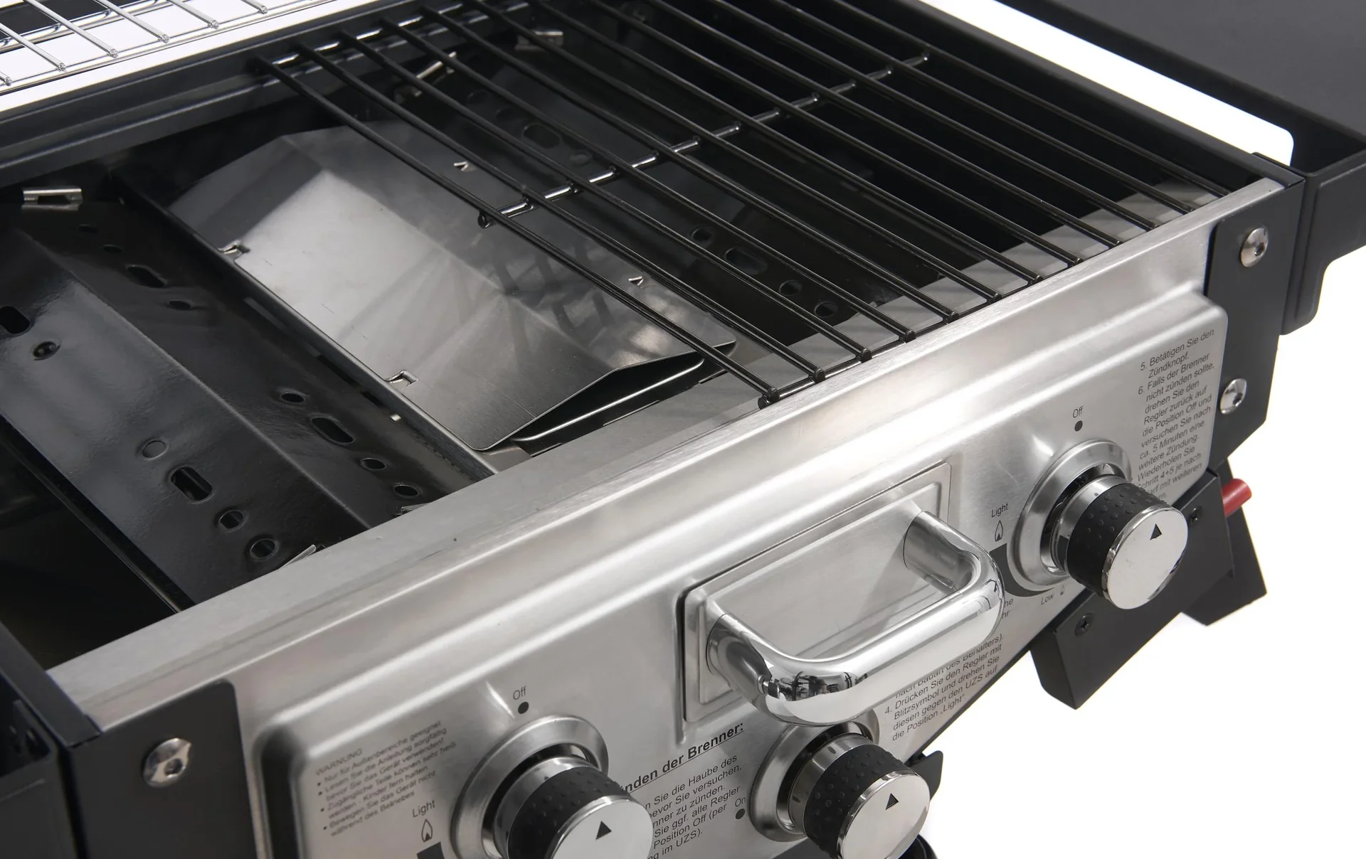 Tischgasgrill-Smoker "DALLAS" schwarz - 7