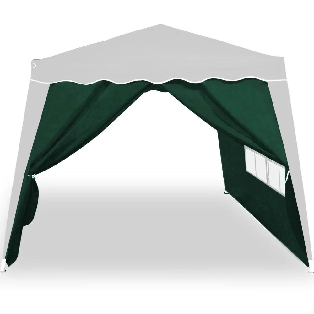 2x Seitenwand Faltpavillon Capri grün 3x3m - 1