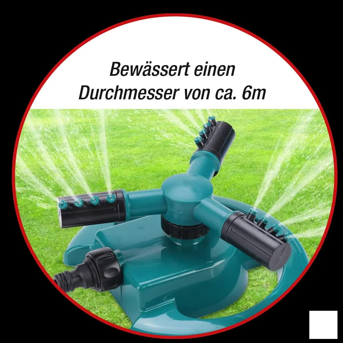 Gartensprinkler, 360°C - 0