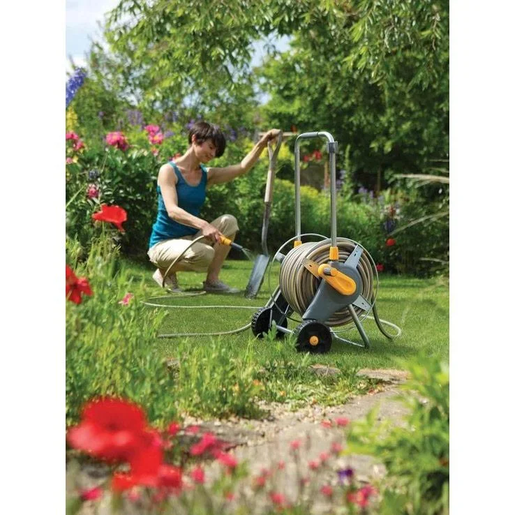 Metallschlauchwagen für bis zu 60 Meter ø12,5 mm Schlauch - 1
