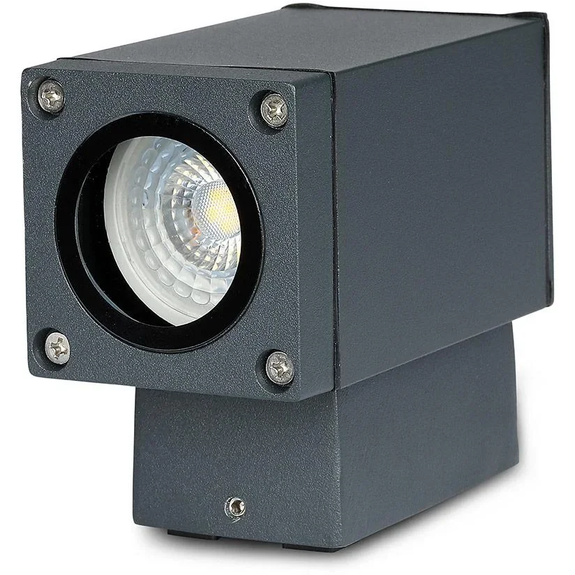 VT-841 Wandleuchte für den Außenbereich - GU10 - Grau - IP44 - 4