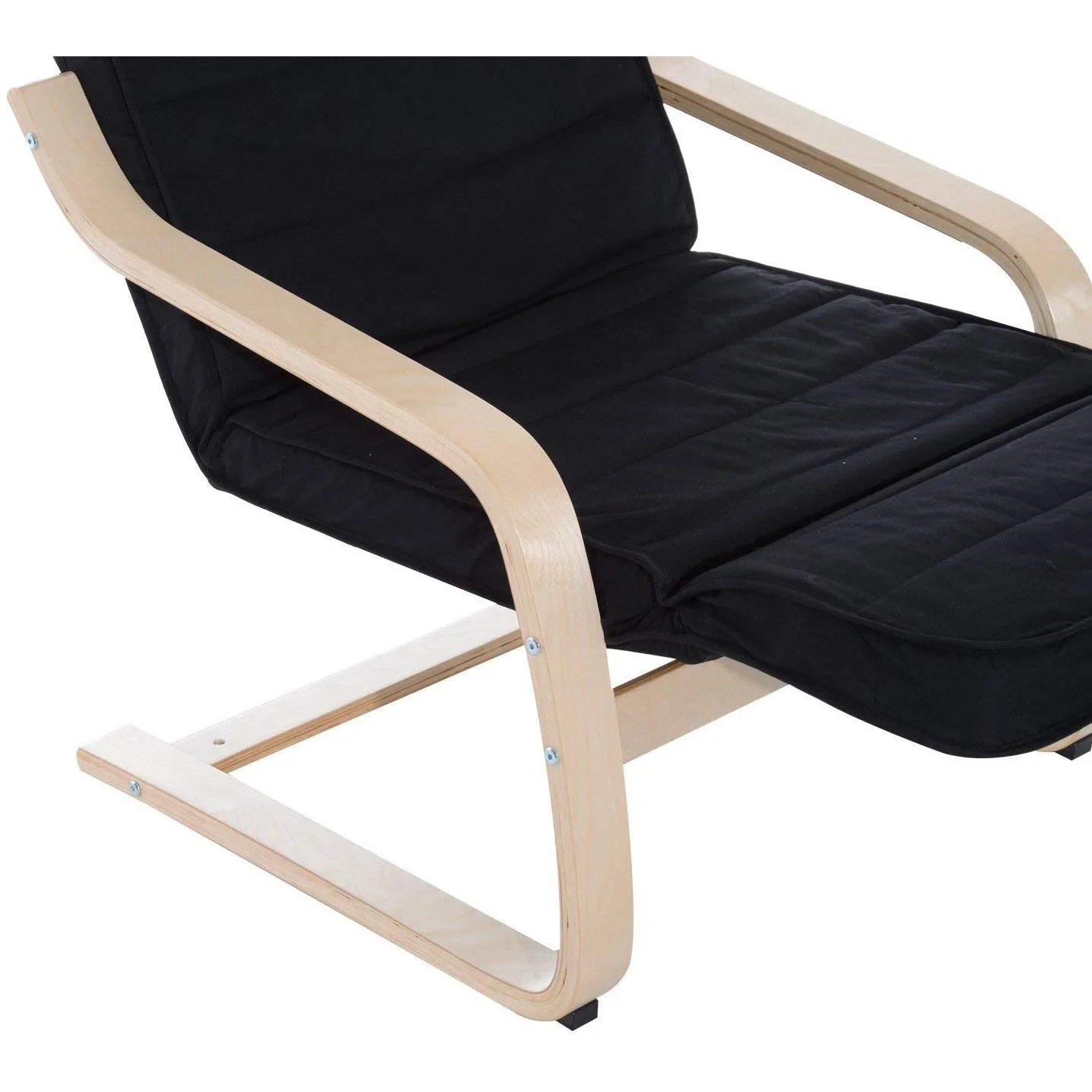 Relaxsessel Relaxstuhl Sessel Auflage Schwarz - 3