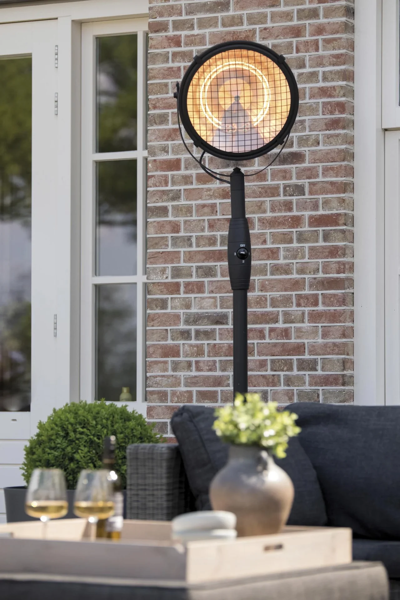 Standheizstrahler Indus II Bright Standing schwarz 2100 Watt - 6