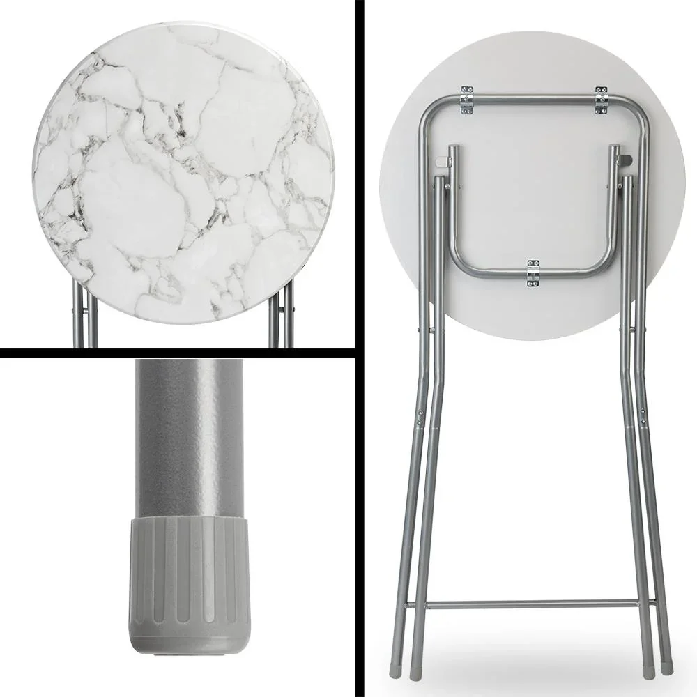 Klappbarer Tisch Marmoroptik - 0