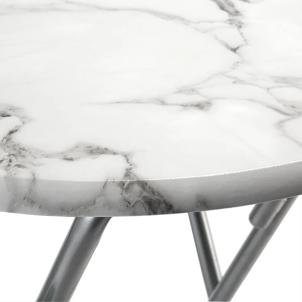 Klappbarer Tisch Marmoroptik - 1