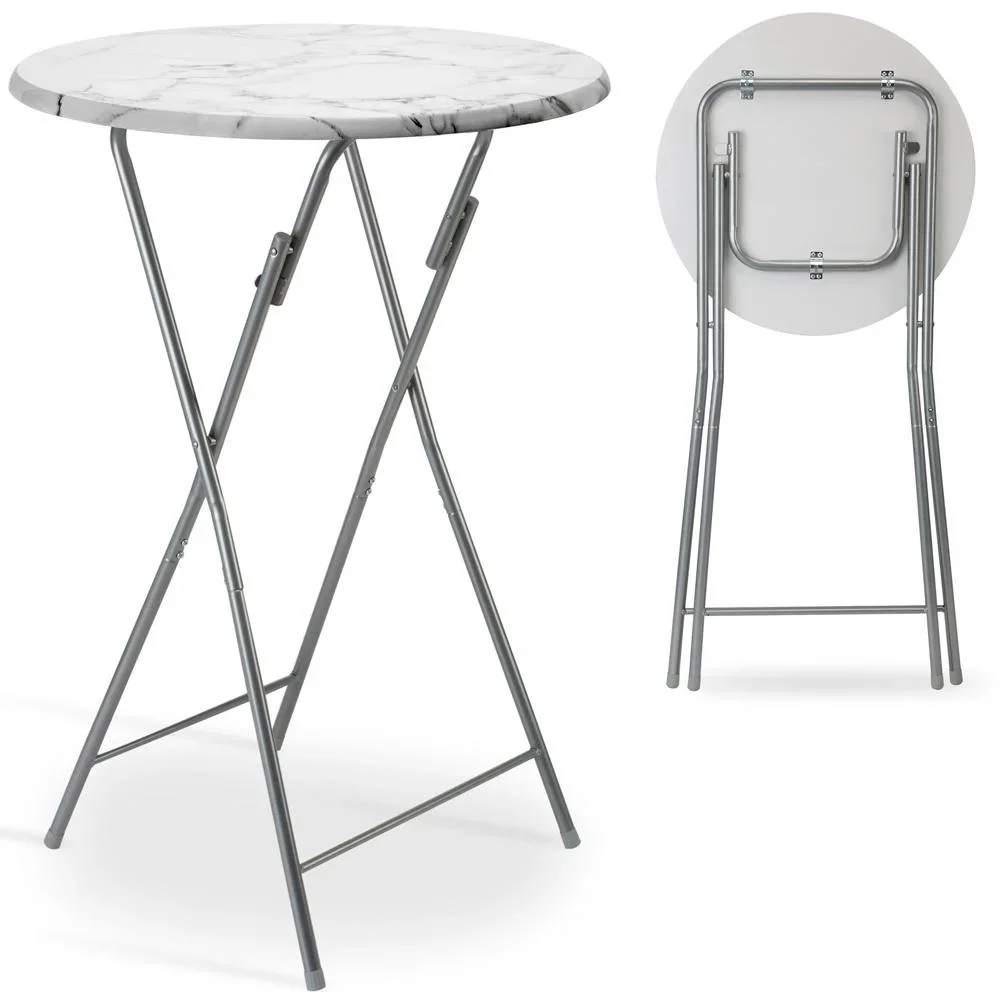 Klappbarer Tisch Marmoroptik - 4