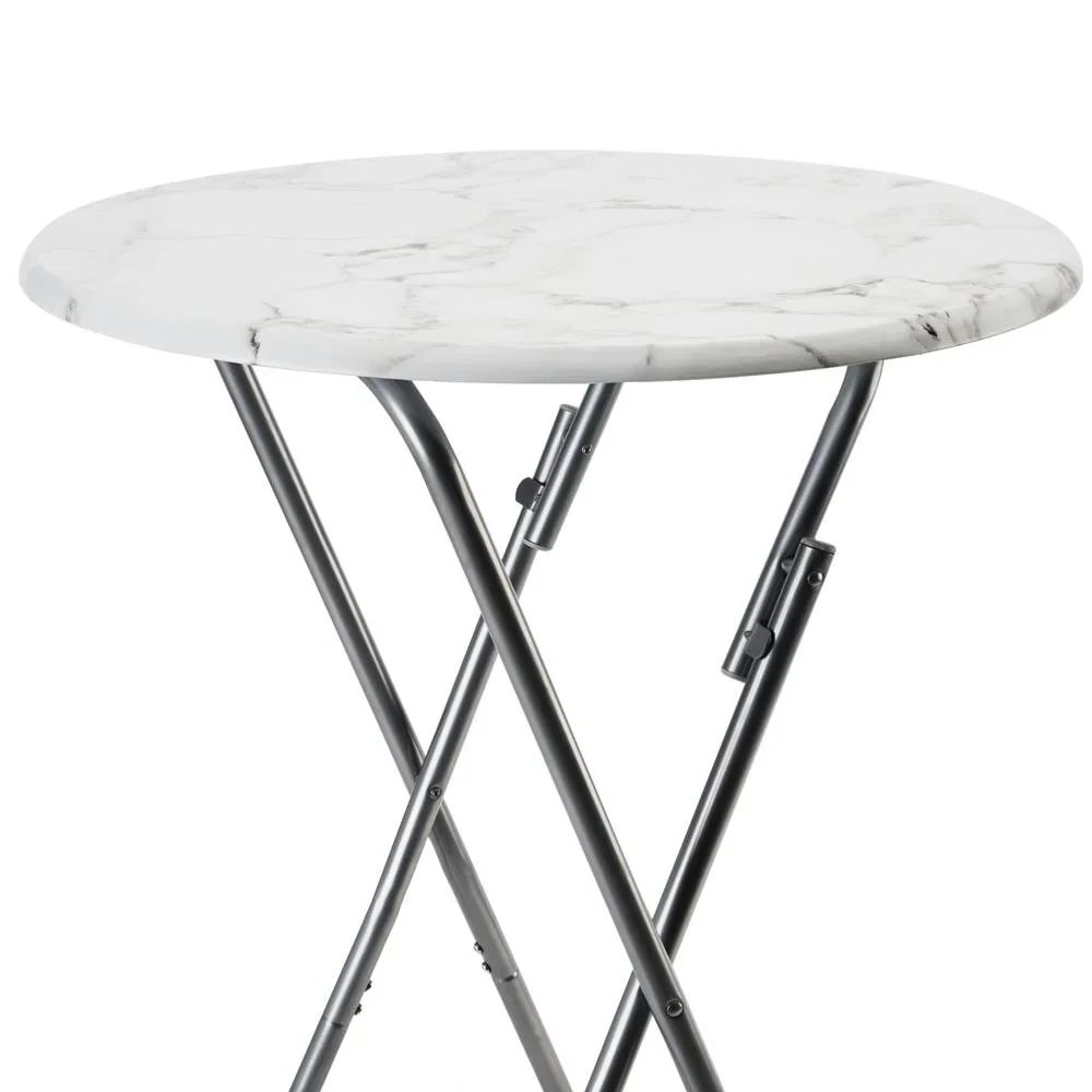 Klappbarer Tisch Marmoroptik - 6