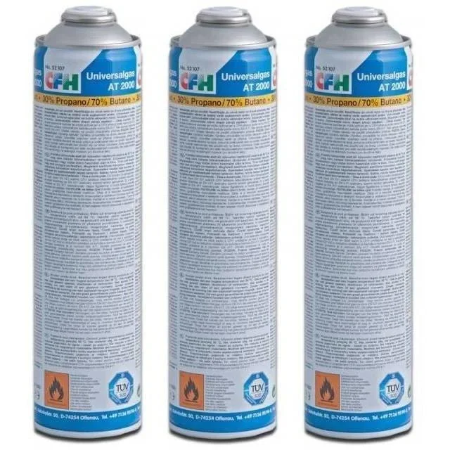 5x Gasflaschen für Gasbrenner - Unkrautbrenner - 1