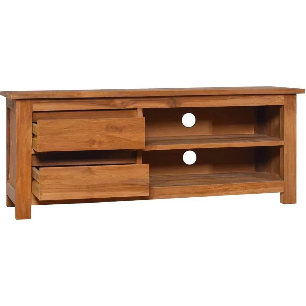 TV-Schrank 100x30x40 cm massiv Teak - 0