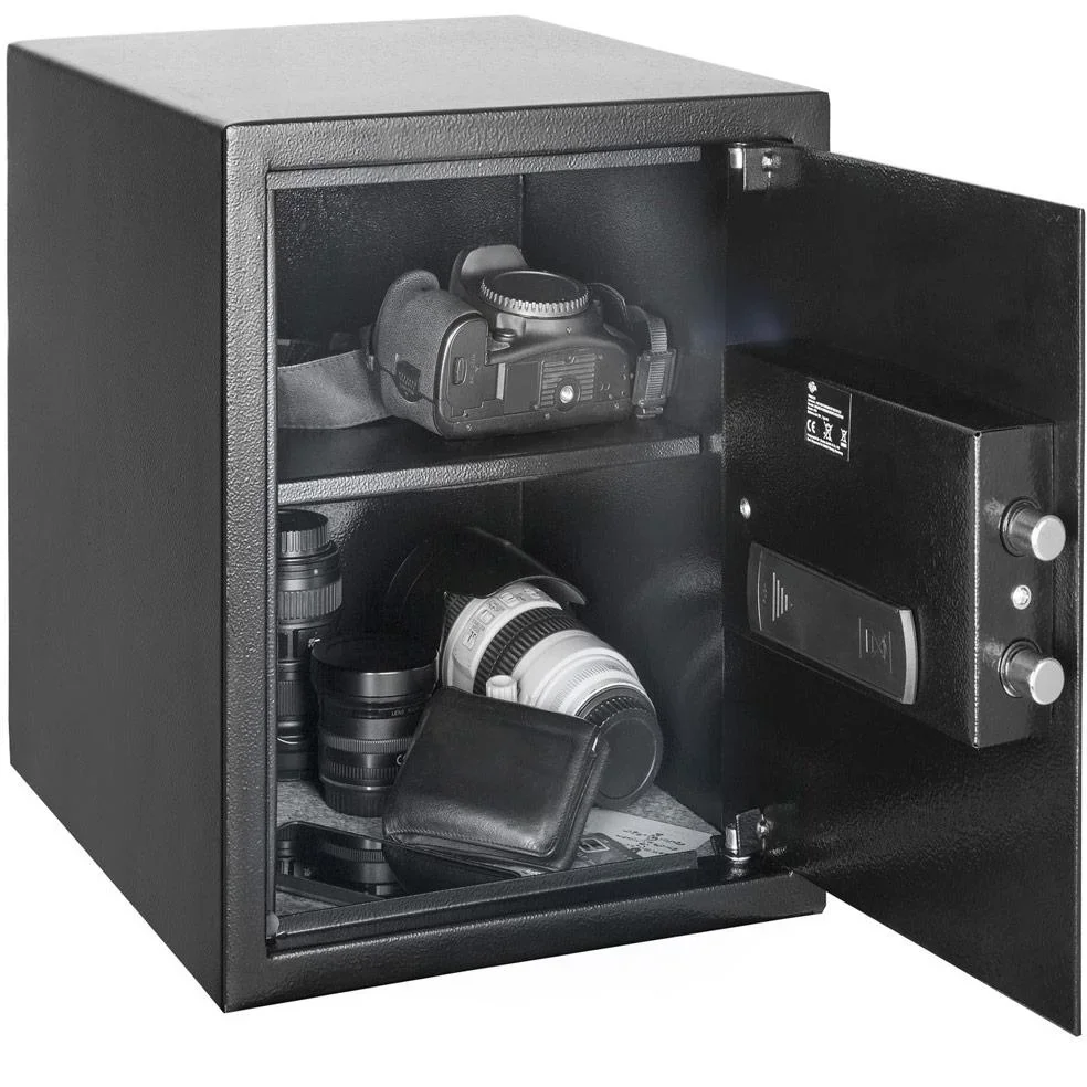 Elektrischer Dokumentensafe 35 x 40 x 40cm schwarz - 6