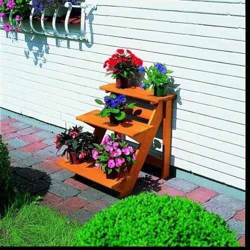 Blumentreppe klein, imprägniert - 0