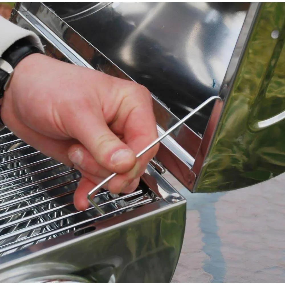 BBQ Collection Holzkohlegrill - Zylinder - Chrom - 4