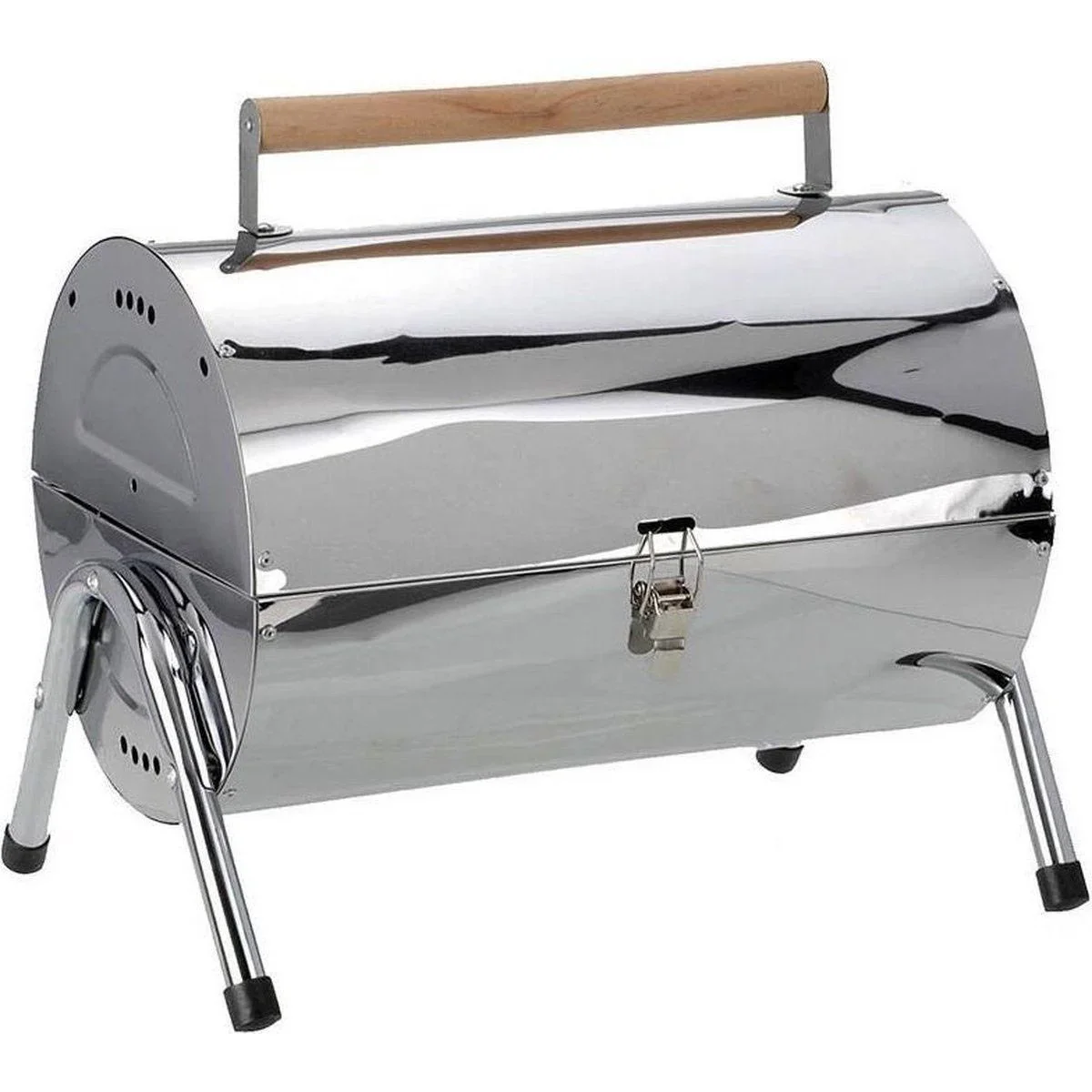 BBQ Collection Holzkohlegrill - Zylinder - Chrom - 5